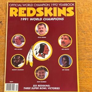 Redskins 1992 Yearbook - Official World Champion Edition